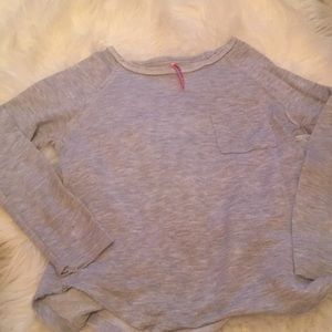 Cute Gray long sleeve tee